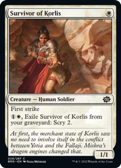 Survivor of Korlis The Brothers' War Magic card
