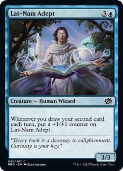 Lat Nam Adept The Brothers' War Magic card