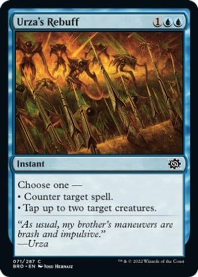 Urzas Rebuff The Brothers' War Magic card