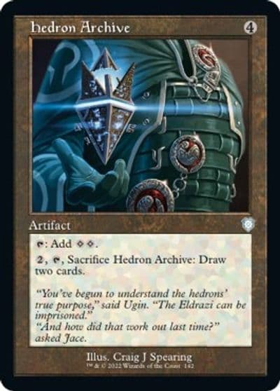 Hedron Archive Retro Frame Commander: The Brothers' War Magic card