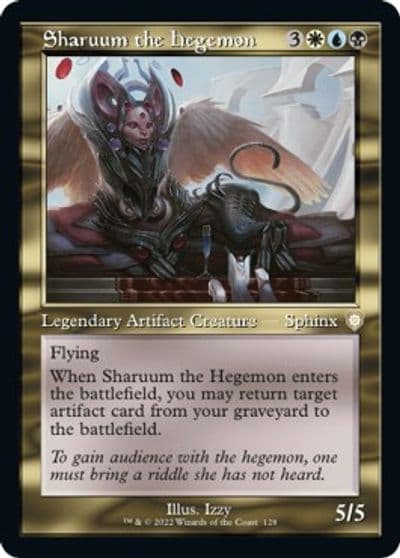 Sharuum the Hegemon Retro Frame Commander: The Brothers' War Magic card