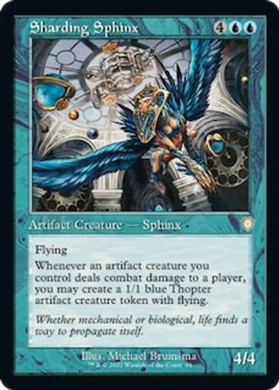 Sharding Sphinx Retro Frame Commander: The Brothers' War Magic card