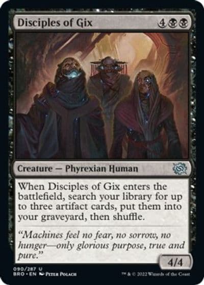 Disciples of Gix The Brothers' War Magic card