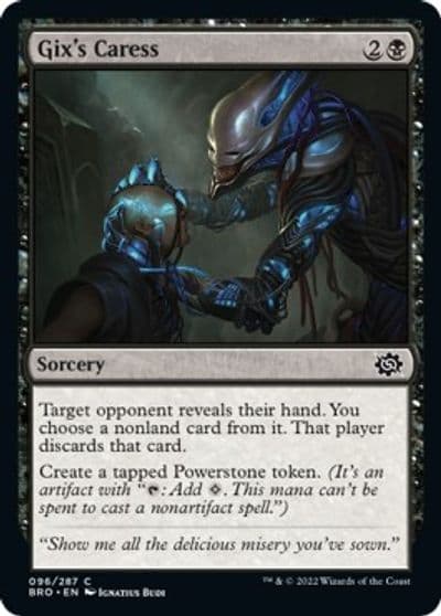 Gixs Caress The Brothers' War Magic card