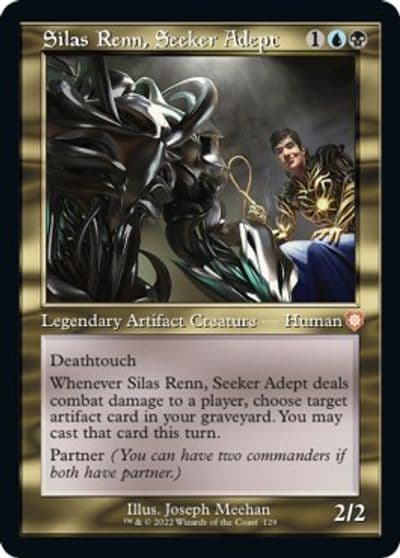Silas Renn Seeker Adept Retro Frame Commander: The Brothers' War Magic card