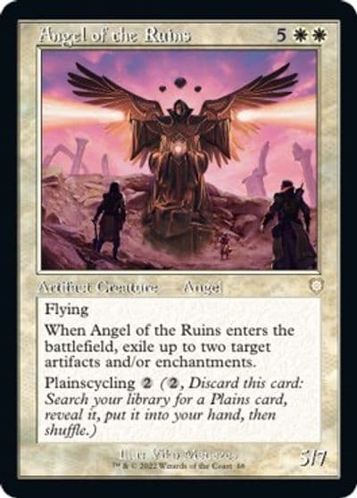Angel of the Ruins Retro Frame Commander: The Brothers' War Magic card