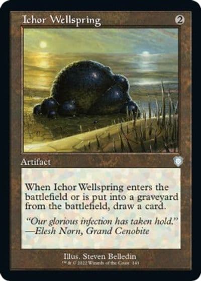 Ichor Wellspring Retro Frame Commander: The Brothers' War Magic card