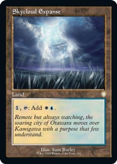 Skycloud Expanse Retro Frame Commander: The Brothers' War Magic card