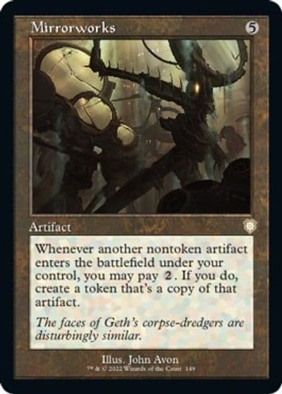 Mirrorworks Retro Frame Commander: The Brothers' War Magic card