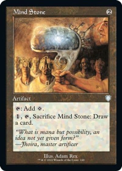 Mind Stone Retro Frame Commander: The Brothers' War Magic card