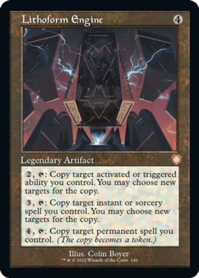 Lithoform Engine Retro Frame Commander: The Brothers' War Magic card