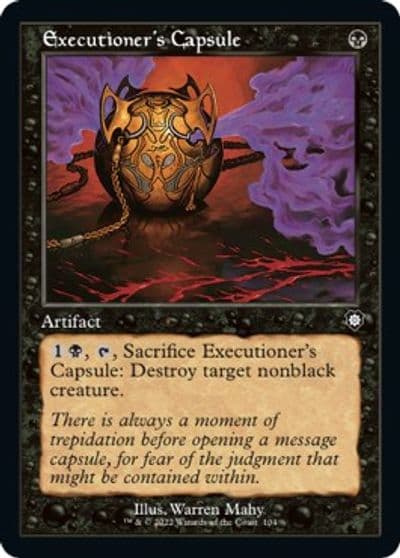 Executioners Capsule Retro Frame Commander: The Brothers' War Magic card
