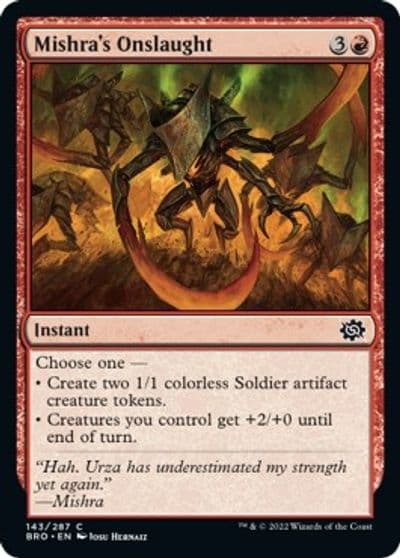Mishras Onslaught The Brothers' War Magic card