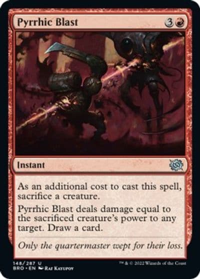 Pyrrhic Blast The Brothers' War Magic card