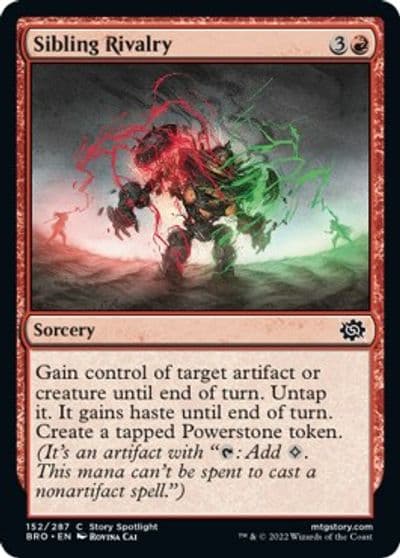 Sibling Rivalry The Brothers' War Magic card