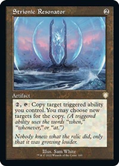 Strionic Resonator Retro Frame Commander: The Brothers' War Magic card