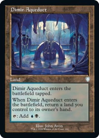 Dimir Aqueduct Retro Frame Commander: The Brothers' War Magic card