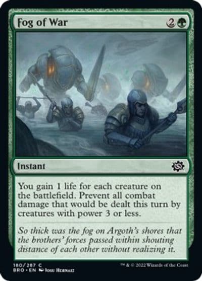Fog of War The Brothers' War Magic card