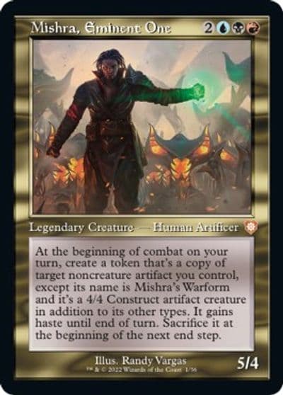 Mishra Eminent One Retro Frame Commander: The Brothers' War Magic card