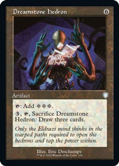 Dreamstone Hedron Retro Frame Commander: The Brothers' War Magic card