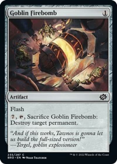 Goblin Firebomb The Brothers' War Magic card