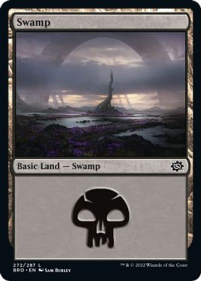 Swamp 272 The Brothers' War Magic card
