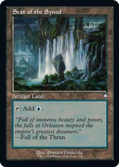 Seat of the Synod Retro Frame Commander: The Brothers' War Magic card