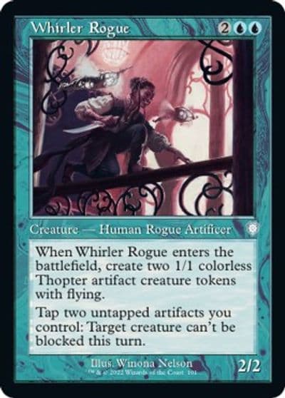 Whirler Rogue Retro Frame Commander: The Brothers' War Magic card