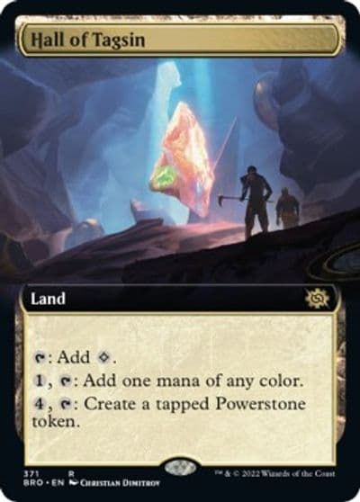 Hall of Tagsin Extended Art The Brothers' War Magic card