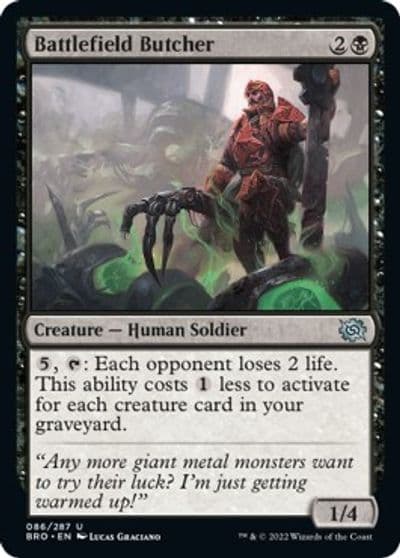 Battlefield Butcher The Brothers' War Magic card