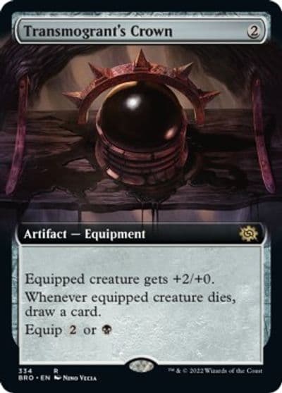 Transmogrants Crown Extended Art The Brothers' War Magic card