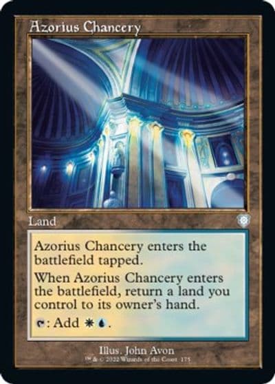 Azorius Chancery Retro Frame Commander: The Brothers' War Magic card