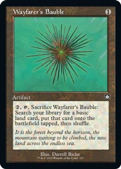 Wayfarers Bauble Retro Frame Commander: The Brothers' War Magic card