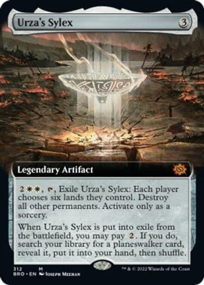 Urzas Sylex Extended Art The Brothers' War Magic card