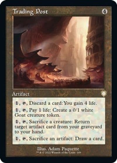 Trading Post Retro Frame Commander: The Brothers' War Magic card