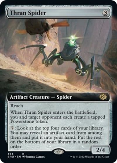 Thran Spider Extended Art The Brothers' War Magic card