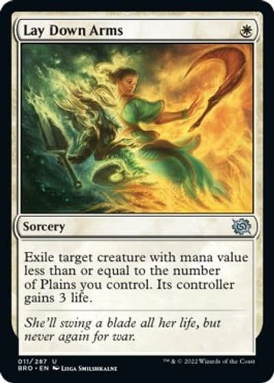 Lay Down Arms The Brothers' War Magic card