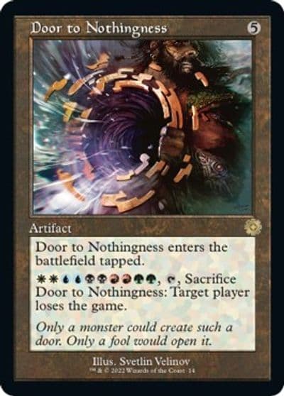 Door to Nothingness The Brothers' War: Retro Frame Artifacts Magic card
