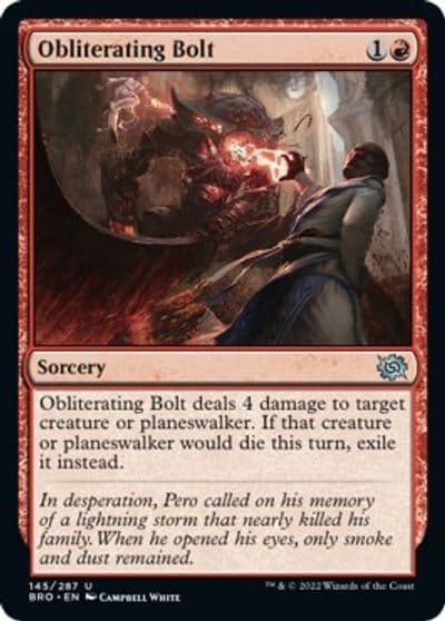 Obliterating Bolt The Brothers' War Magic card