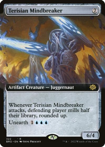 Terisian Mindbreaker Extended Art The Brothers' War Magic card