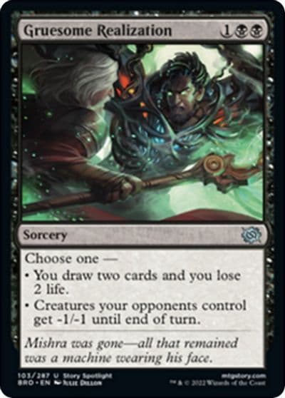 Gruesome Realization The Brothers' War Magic card