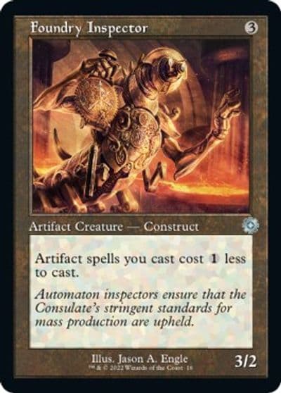 Foundry Inspector The Brothers' War: Retro Frame Artifacts Magic card