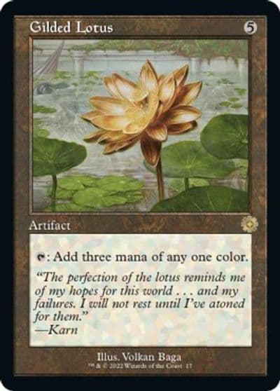 Gilded Lotus The Brothers' War: Retro Frame Artifacts Magic card