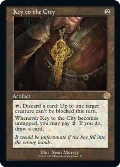 Key to the City The Brothers' War: Retro Frame Artifacts Magic card