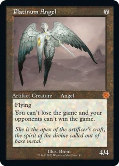 Platinum Angel The Brothers' War: Retro Frame Artifacts Magic card