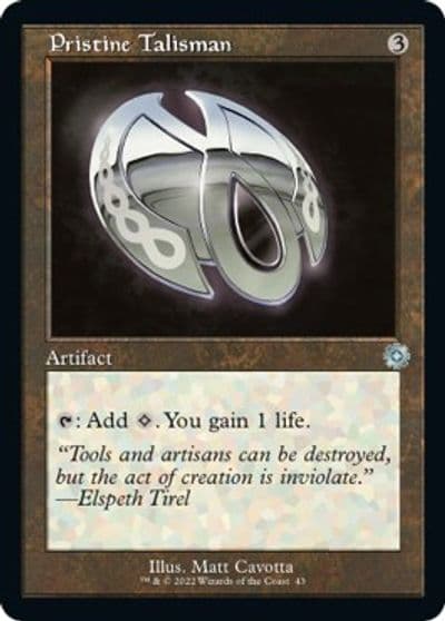 Pristine Talisman The Brothers' War: Retro Frame Artifacts Magic card