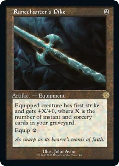 Runechanters Pike The Brothers' War: Retro Frame Artifacts Magic card