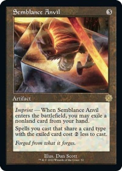 Semblance Anvil The Brothers' War: Retro Frame Artifacts Magic card