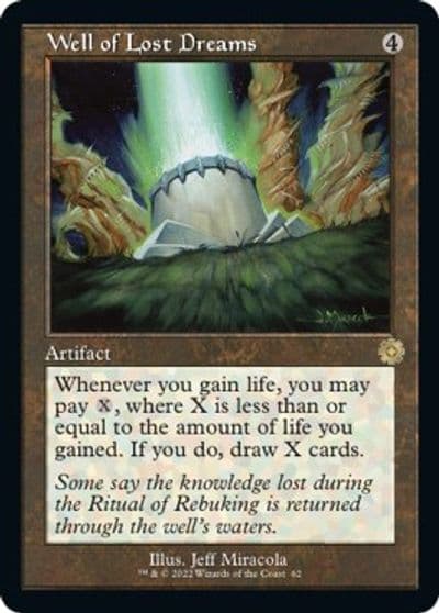 Well of Lost Dreams The Brothers' War: Retro Frame Artifacts Magic card