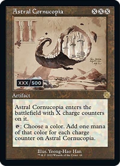 Astral Cornucopia Schematic Serial Numbered The Brothers' War: Retro Frame Artifacts Magic card
